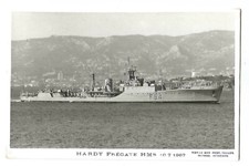 BATEAU MARINE DE GUERRE  ROYAL NAVY  HMS FREGATE HARDY