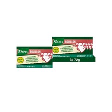 KNORR HALAL Bouillon Déshydraté Saveur Agneau Tablettes, Lot de 3 (3 x 8 x 9g)
