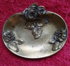 Vide-poches en bronze signé A. Villien Début XXème siècle