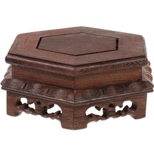  Support Décoratif Pot De Fleur Potence Pour Base Bonsaï Présentoir Bois