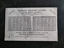 Buvard Imprimerie Reuchet