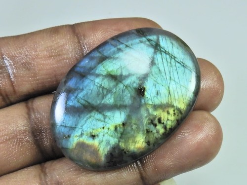 Cabochon ovale multi feu - , en