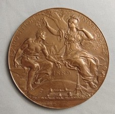 FRANCE - Médaille Exposition Universelle de 1889 par Louis Bottee SUPERBE ETAT