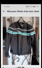 ✨Blouson Moto Femme Taille M. En Très Bon État. Peu Porté. 
