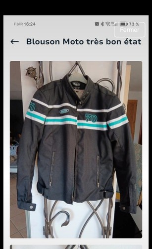 Blouson moto femme taille - moto,