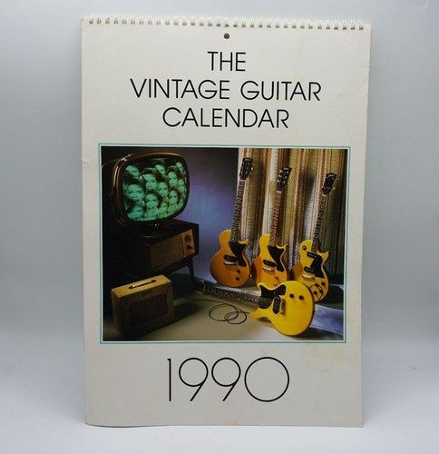 1990 vintage guitar - guitar, calendar