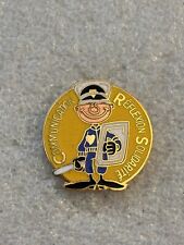 pin's CRS Communication Réflexion Solidarité police nationale casque signé CIE