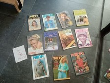 vintage-lot 11 magazines revues-PHILDAR MAILLES-patrons-Tricot- special-1980/90