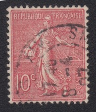 Semeuse 10c rose n° 129 Y&T