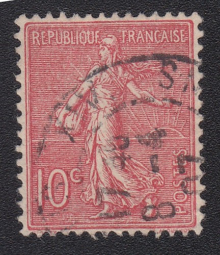 Semeuse 10c rose 129 - rose,