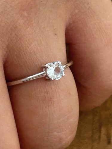 Bague aigue marine argent - bague, aigue-marine