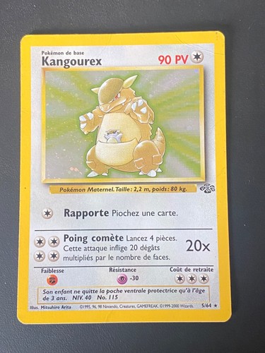Carte pokemon kangourex 64 - carte,