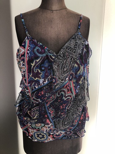 Top volants mousseline - volants, en