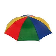 Chapeau parapluie mains libres (52 cm de diamètre), léger, pliable, protection