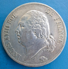 Louis XVIII , écu de 5 francs