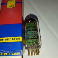 E188CC  Mini watt  green label Golden pins   Année environ 1965    1 Pcs Tir54