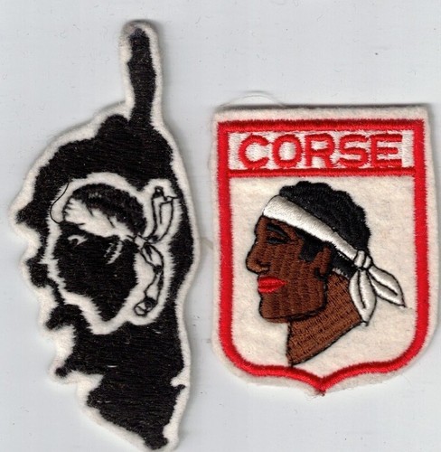 Ecussons brodes corse tete - ecussons,