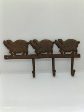 Porte Manteau Patère Cochon Fonte Deco Entrée Cuisine Restaurant Vintage 