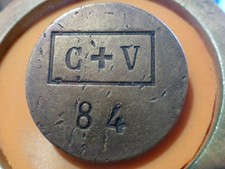 CONTREMARQUES "( C + V ) 84" -