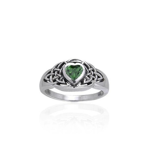 Noeud celtique coeur - coeur, bague
