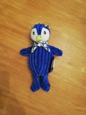 Les DEGLINGOS DOUDOU Peluche  FRIGOS LE PINGOUIN Manchot BLEU Vert Beige