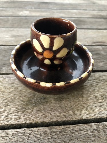 Ancien coquetier coupelle - ancien, à