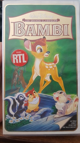 Vhs bambi walt - :,