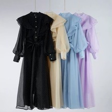 Robe élégante pois avec - robe,
