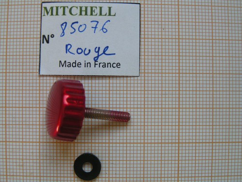 Bouton manivelle rouge full - bouton,