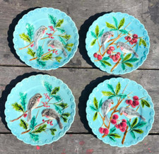 4 anciennes assiettes en