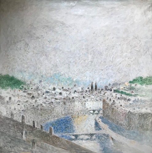 Zen etsu ebiko - grande, peinture