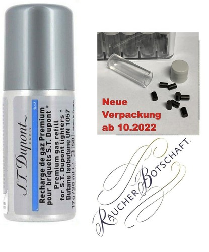Dupont briquet gaz bleu - gaz,