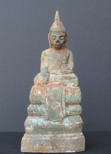 Bouddha bronze birmanie - bouddha, en