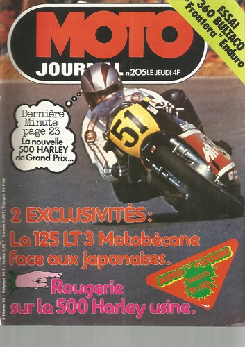 Moto journal 205 - journal, m