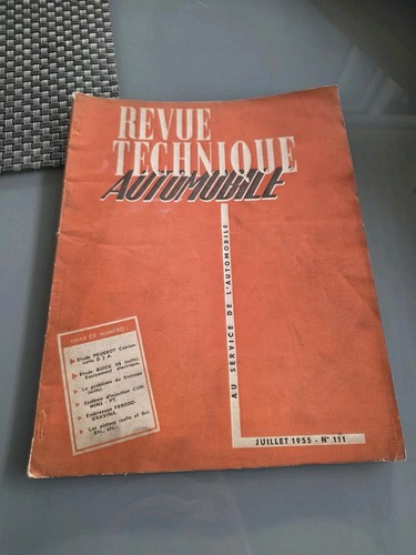 Revue technique automobile - technique,