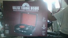 2 tourne disques valise neuf