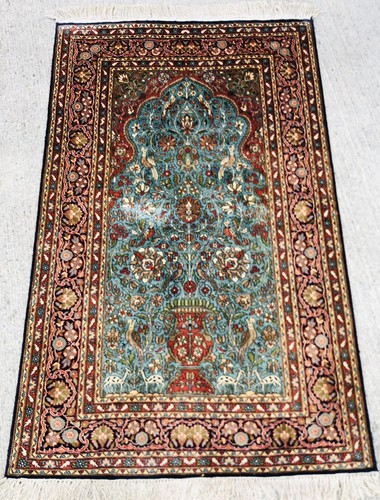 Tapis soie 125x75cm cachemire - soie,