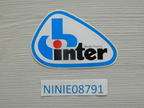 Autocollant radio france inter - autocollant,