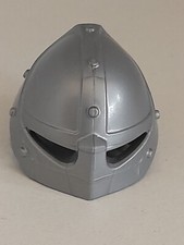 Playmobil casque de chevalier gris clair pour château moyen âge Novelmore viking