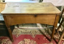 Coffre pétrin ancien maie en chêne XIXeme