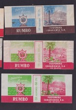 3  Ancienne étiquette  allumettes  Espagne  BN200520    Canaries Palmier