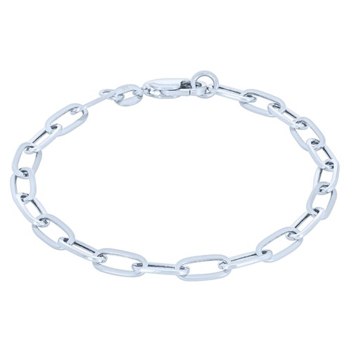 Bracelet chaîne paperclip - chaîne,