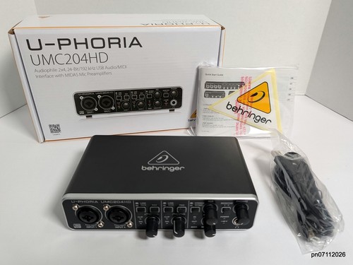 Behringer phoria umc204hd - behringer,