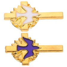  2 Pcs Broches Pour Femmes Vintage Épingle De Costume Fournitures Fête Baptême