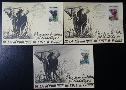 Timbres côte ivoire - timbres, d'ivoire