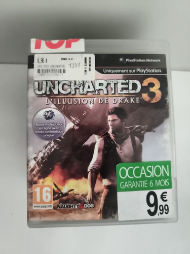 Jeu ps3 uncharted - ps3, 3