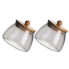 2 PCS Jarre Verre Bocal