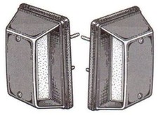 2 Feux Eclaireurs de Plaque ar Universels Benne Caisse Frigo Camions diver NEUFS