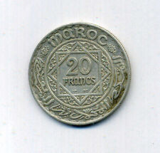 20 Francs Argent Maroc AH 1357