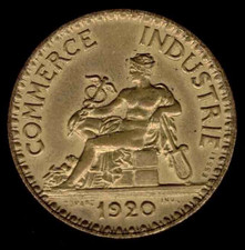 Ref : GEM 112.P1 - Bon pour 2 Francs Chambres de commerce ESSAI Piéfort - 1920